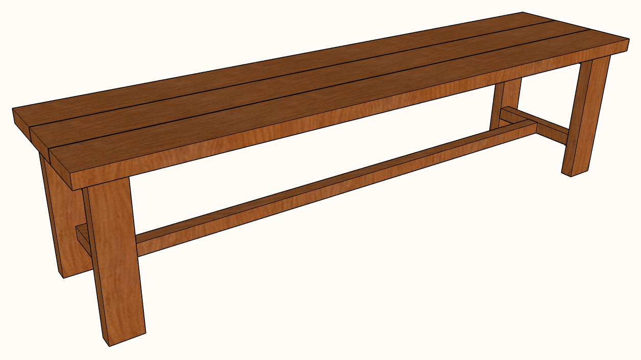 How I Built a Wooden Bench Without a Single Nail - изображение 3